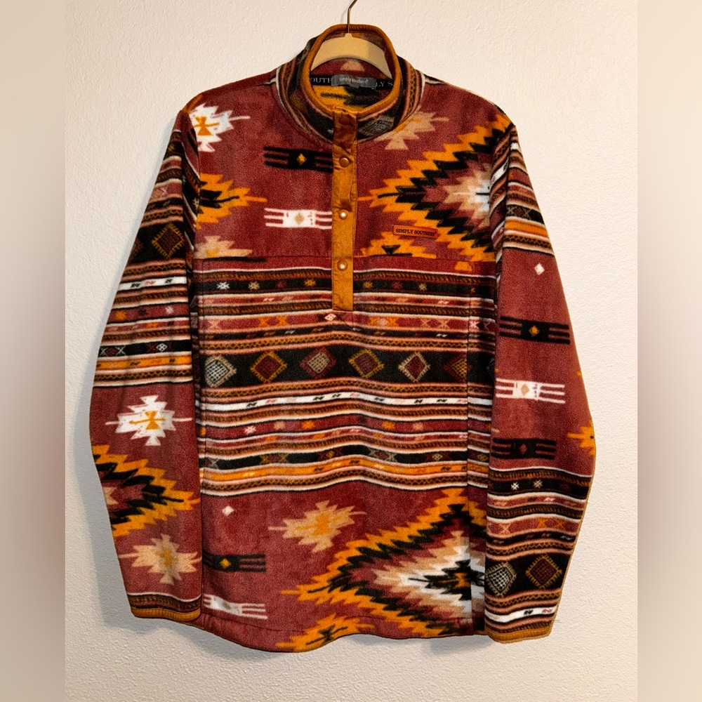 Simply Southern Women’s Aztec Pattern Fleece